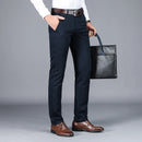 Spring Summer Thin Plaid Pants Business Casual Men's Clothing Lightweight Trousers