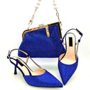 Elegant Green Ladies Shoulder Bag for Party Ladies Bag and High Heels