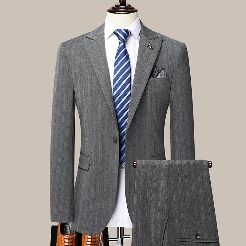 British style party slim-fitting business wedding dress men suit