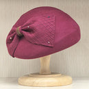 Wool Felt Beret Winter Hats for Women Bow Veil Fascinator Hat Dressy Cocktail Pillbox Hat Wedding Bridal