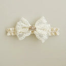Princess Lace Florwers Bowknot Baby Headbands Elastic Girl Hair Bands Newborn Infant Accessories