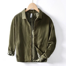 Autumn Winter Casual Velvet Shirts for Men Clothing Solid Keep Warm