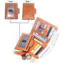 Women Credit Card Wallet Large Capacity Multi Card Case Wallet  Zipper Card Holder Cases