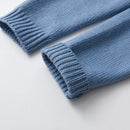 Knit Sweaters for Boys Pullovers Kids Embroidery Sailboat Knitted Sweater Children Winter Tops Child Boys Knitwear