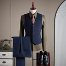 wool suit set for men casual three-piece suit dress