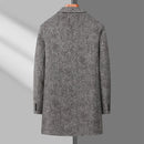 Autumn Winter Men Wool Coats Outwear Trench Windbreaker Classic Woolen Jacket Warm Slim Overcoat