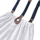 Kids Clothes Boys Summer Set Children Striped Shirt with Bow Tie Suspenders White Shorts Toddler Outfits