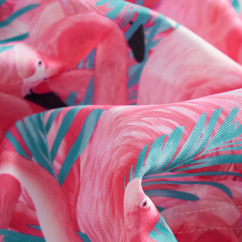 Flamingo Swimming Trunks For Girls Boys Swim Trunks Swimsuit Children Swimwear Kids Swimming Shorts Baby Bathing Suits