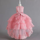 Formal Flower Bridesmaid Princess Dress For Girls Dresses