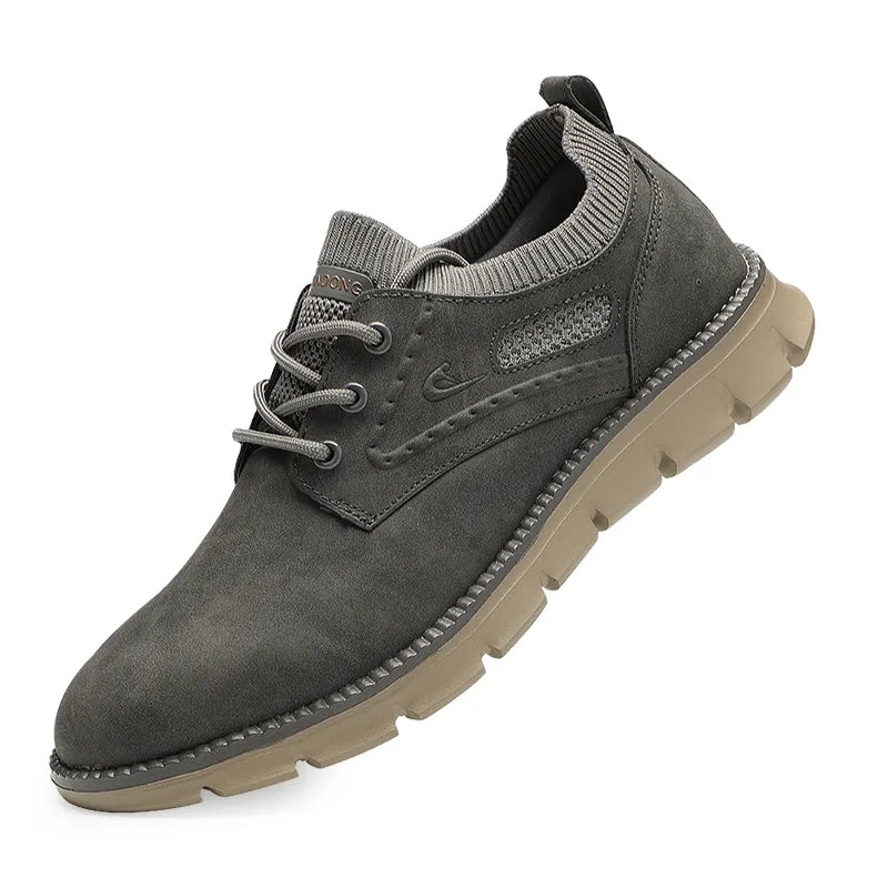 Spring Autumn Breathable Leather Casual Brogue Shoes Men Footwear