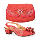 Bag and Shoe Set Matching Shoes and Bags for Wedding Heels Luxury Shoes
