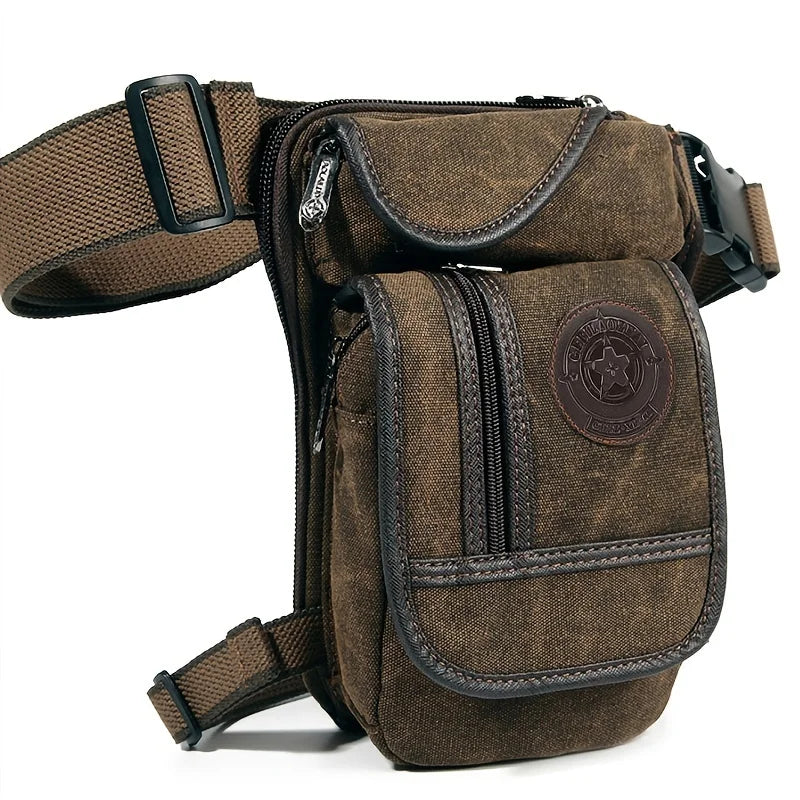 Drop Leg Bag Outdoor Fanny Pack Unisex Tactical Hip Motorcycle Bike Shoulder Cycling Casual Waist
