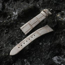 High end Himalayan white leather strap 19 20 22MM leather strap quick release