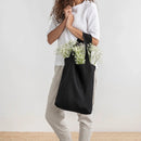 Linen Environmental Cloth Bag Carrier Foldable Portable Shopping Bag Women