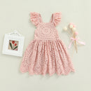 Flower girl dress for Baby Bridesmaid Beach Boho Wedding outfit Summer