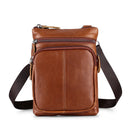 Genuine leather men bag business casual men crossbody bag retro