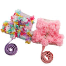 Pet Dog Accessories Pets Dogs Harness Leash Flower Decoration Small Cats Matching Leash Double Strap Classic Collar Dog Harness