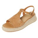 Genuine Leather Sandals Women Shoes Wedges Heels Summer Sandals Casual Shoes Ladies