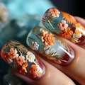 Acrylic Latest Luxury Nails Long Ballerina White French Press On Nails