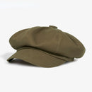 Beret Male Female Spring Summer Versatile Classic Painter Stylish Retro Octagonal Hat Men Women Sun-cap Teen