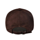 Leather Hat Men Male Winter Top Nubuck Cowhide Adjustable Baseball Cap Big Brim Suede Casual Women