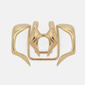 Gothic Geometric Beast Tooth Metal Lip Clip Set For Men Women Party Individuality Face Accessories