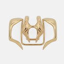 Gothic Geometric Beast Tooth Metal Lip Clip Set For Men Women Party Individuality Face Accessories