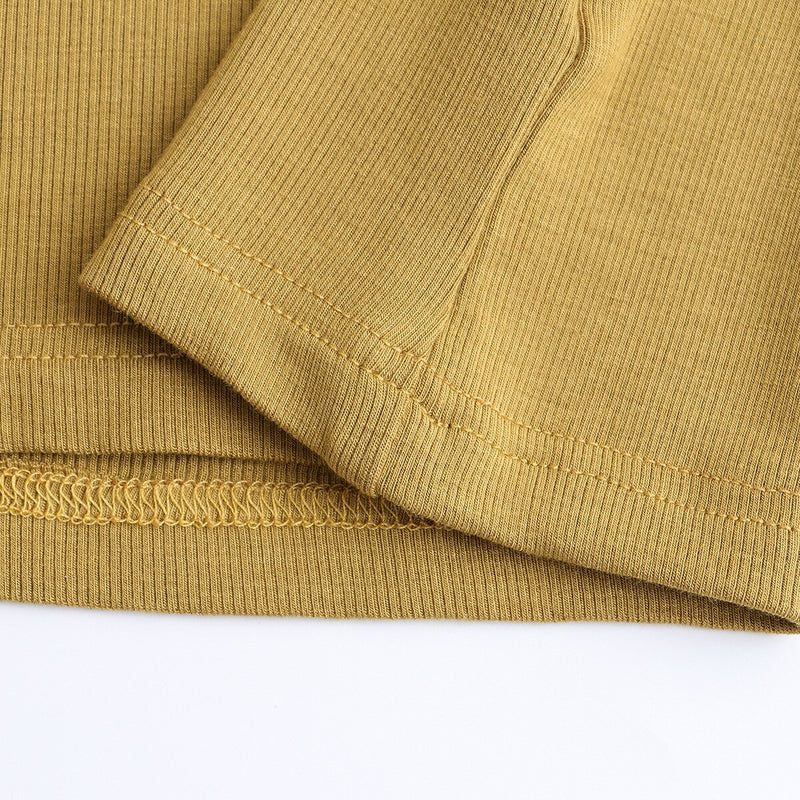 Autumn T-Shirt Women Clothing High Stretch Slim Fit Cotton Tops Basics O-Neck Long Sleeve Solid Tees