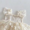 Summer Toddler Girl Lace Flower Bodysuit Princess Sweet Romper Infant Jumpsuit Baby Clothes