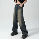 Straight-leg Loose-fit Jeans Pants Casual Streetwear For Men High Street