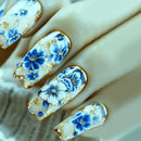 Nails for women Spring summer flowers birds design press on false nail art