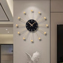 Creative Wall-mounted Clock Living Room Grille Decoration Modern And Simple Home Decoration