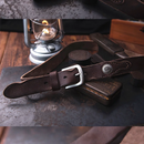 Leather Retro Luxury Designer Handmade Men's Belt Casual Jeans Soft Badge Rivet Leather Belt Strap