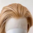 Peak Golden Blonde Wigs for Men 13x4Lace Front Wigs Short Bob Cut Cosplay Wigs for Women