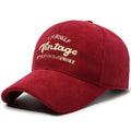 Corduroy Caps For Men Baseball Cap Winter Women Golf Cap Street Trucker Hat