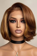 Mannequin head with a styled wig on a plain background, Obroi