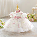 Toddler Bow  Party Baby Girls Dress Elegant Flower Birthday Princess Prom Dresses for Girl Wedding Bridesmaids Gown