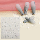 Nail Heart Love Lip Flower Laser Self Adhesive Sliders Nail Art Decoration Valentine's Day Manicure