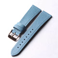 Handmade Glacier Blue Genuine Leather Strap Soft and Ultra-thin Head Bracelet