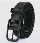 Nylon Pin Buckle Elastic Braided Belt Universal Casual Student Belt Versatile Jeans Accessories