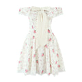 Summer Women Floral Off Shoulder Dresses  Elegant  A-line Party Mini Dress