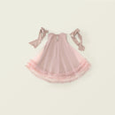 Girls Western Dress Summer Girls Butterfly Knot Mesh Princess Dress Birthday Dress