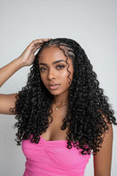 Crochet Human Hair Raw Real Hair Extensions Kinky Straight Knotless Pre-Separated Hair For Braiding Burmese Curly Miracle Knots
