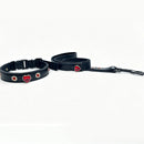 Love Leather Pet Collars and Leash Set Dachshund Doberman Dogs Accessories Luxury Cat Collar