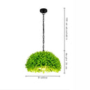 Retro Loft Plant Chandelier Villa Lamp  for Corridor Art Gallery Bar Droplight  Decor