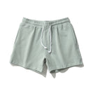 Pure Cotton Vertical Striped Men's shorts Summer Casual Length Pants