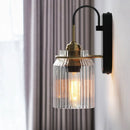 Retro Wall Light Luxury Living Room Wall led sconce lights Round Glass Wall Lamp