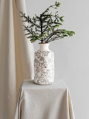 Medieval floral ceramic vase flower arrangement entrance living room desktop decoration ornament