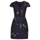 Designer Summer Women dress dragonfly embroidery Beading Slim Dresses