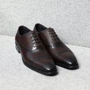 Italian Luxury High Quality Elegant Male Natural Business Formal Solid Oxfords Shoes